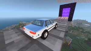 АВТОМОБИЛИ ПРЫГАЮЩИЕ В ПОРТАЛ ПРЕИСПОДНЕЙ В МАЙНКРАФТЕ BeamNG Drive