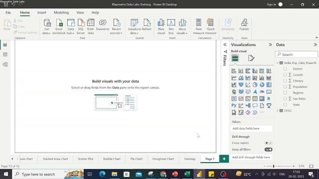 Creating Pie/Doughnut charts and Treemap in PowerBI смотреть онлайн