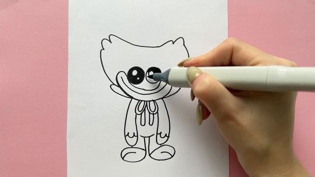 How to Draw and Paint HUGGY WUGGY (Poppy Playtime Game) смотреть онлайн
