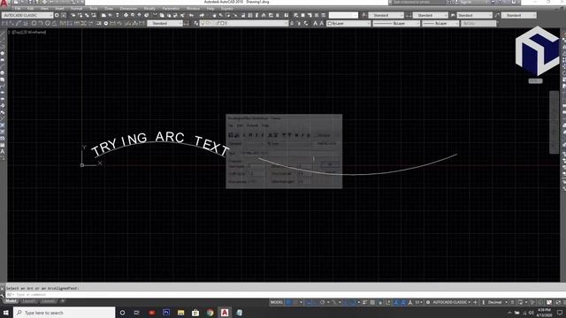 HOW TO DRAW ARC TEXT ON AUTOCAD USING EXPRESS TOOL смотреть онлайн