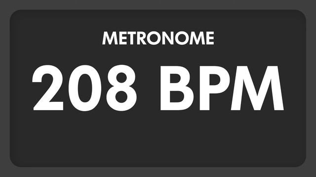 208 BPM - Metronome смотреть онлайн