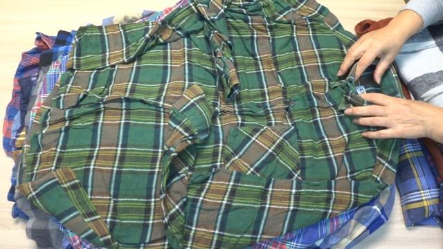 Мужские рубашки фланель сорт экстра. Лот4