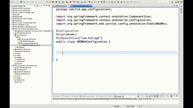 1.2 Spring Web MVC - Java Configuration смотреть онлайн