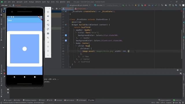 (Hindi) - #21 Flutter Tutorials | Roll Dice App | Latest 2021..... смотреть онлайн