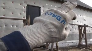 Установка металлопрофиля для сайдинга
