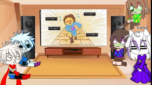 undertale video reaccionan a cuidando de frisk+bonus (frans) смотреть онлайн