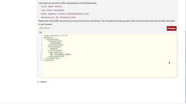 Web Page Design : XML Basics- Syntax, Elements, Attributes смотреть онлайн