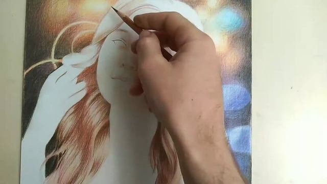 ЭТО НЕВЕРОЯТНО/ Самый нежный портрет цветными карандашами смотреть онлайн