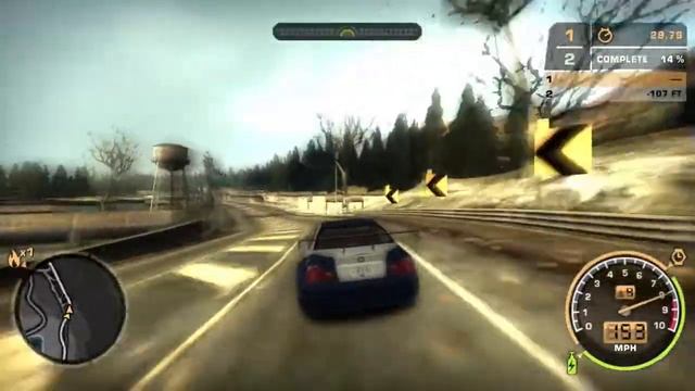 Need For Speed: Most Wanted - BMW M3 GTR VS Mitsubishi Lancer Evolution VIII | Earl (Blacklist #9)