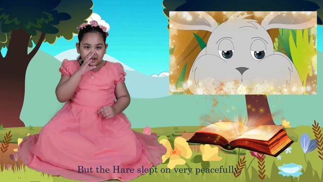The Hare & The Tortoise (Aesop's Fables) - Story Telling смотреть онлайн