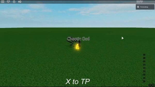 Roblox script showcase Chaotic God