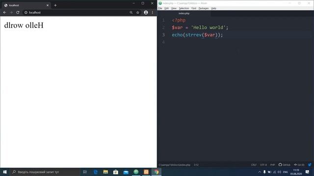 #4 PHP. Швидкий старт з нуля. String. Текстовий тип даних. смотреть онлайн