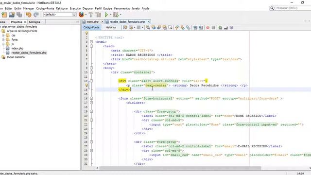 COMO ENVIAR DADOS DE FORMULÁRIO PHP PARA OUTRO - Programação na Web смотреть онлайн