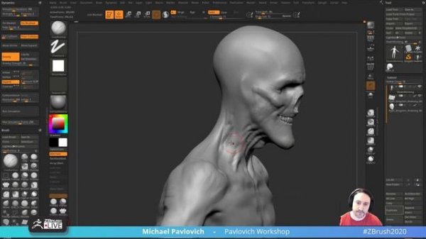 Pavlovich Workshop: Lean Sculpting Anatomy - Michael Pavlovich - ZBrush 2021