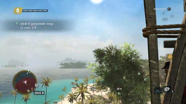 Assassin Creed Black Flag IV Gameplay - The Gunpowder plot "Stealing the Gunpowder Kegs" смотреть онлайн