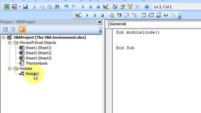 The VBA Editor - Project Explorer - ExcelVBASql.com смотреть онлайн