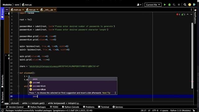 Build a Strong Password Generator with GUI in Python | Tkinter GUI Tutorial смотреть онлайн
