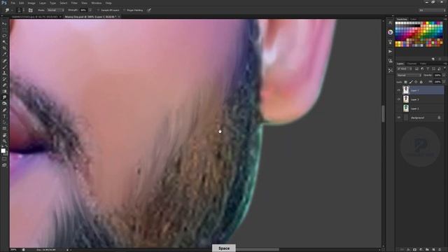 Manoj Dey smudge colorful digital Painting смотреть онлайн