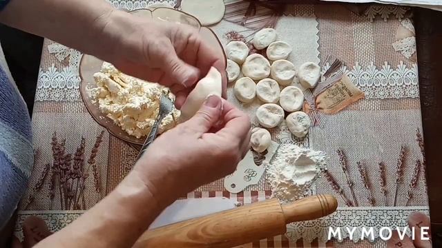 "Соленые вареники с творогом и укропом" от бабушки! смотреть онлайн