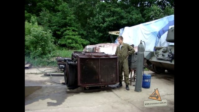 T-34 DIESEL ENGINE START 38L V12 SOUND смотреть онлайн