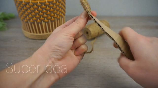 Взяла Шнур для макраме и сделала Оригинальную Корзину с Крышкой смотреть онлайн