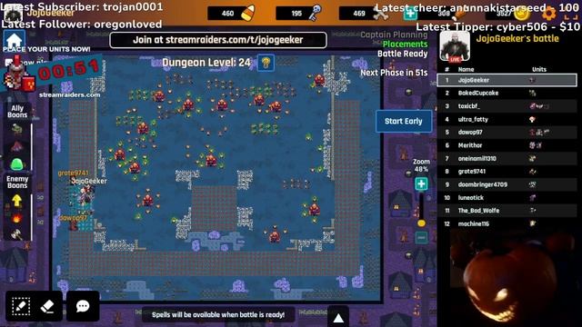 Highlight: Happy Halloween!! Pumpkinhead plays! Who wants to play a game? !battle (SR dungeons) смотреть онлайн