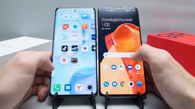 OnePlus 9R vs Honor 50. Сравнение. В чем различия и сходства? смотреть онлайн