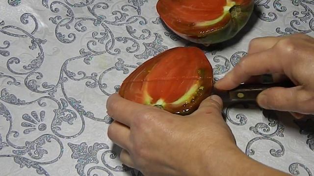 Томат Тундра. Тест зрелых плодов. смотреть онлайн
