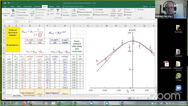 Fitting a Curve with Solver in Excel смотреть онлайн
