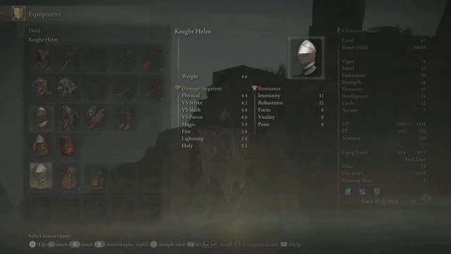 ELDEN RING - BLACK WOLF MASK & EXTRA MEMORY STONE смотреть онлайн