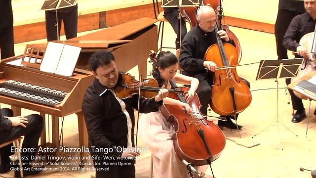 OBLIVION by A. Piazzolla for Violin, Cello, and Chamber Orchestra смотреть онлайн