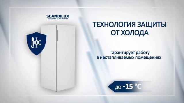 Морозильник SCANDILUX FN 210 E00 W смотреть онлайн
