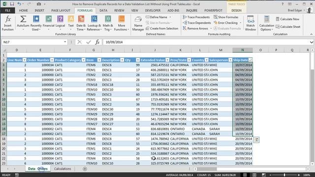 Dynamic Excel Data Validation Lists: How to Remove Duplicate Records смотреть онлайн