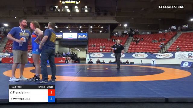 72 Kg Semis Victoria Francis TMWC Vs Rachel Watters NYAC OKRTC