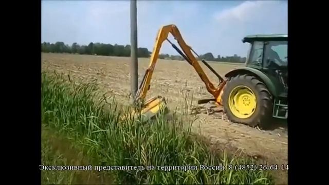 косилка на манипуляторе FERRI для трактора смотреть онлайн