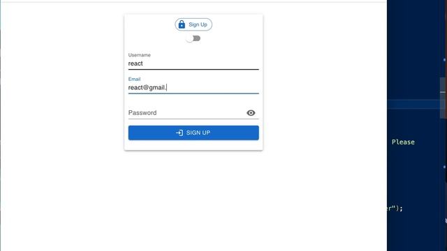 Design a SignUp and Login Form with Validation || Material UI || React || Part 5 смотреть онлайн