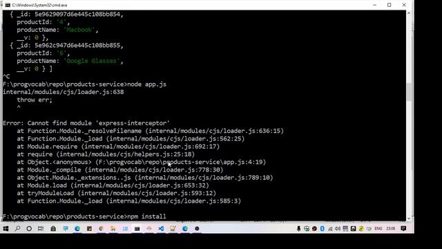 Cannot find module 'express-interceptor' смотреть онлайн