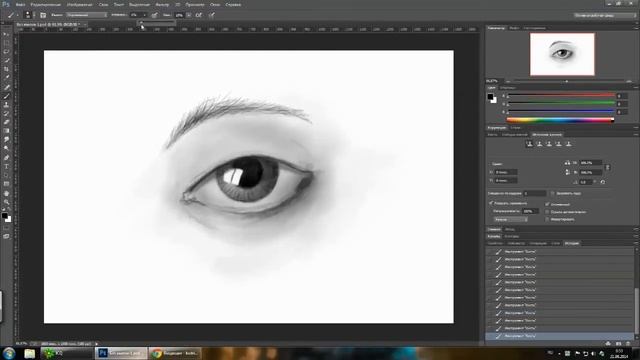 Рисуем глаз на планшете смотреть онлайн