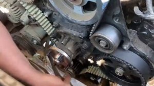 Замена ремня ГРМ КИА Бонго 3 2,9. часть 2