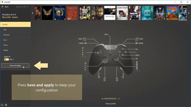 Map Controller To Keyboard: Remap Xbox Controller With ReWASD