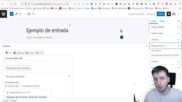 Cómo cambiar la URL de una página o entrada en WordPress смотреть онлайн