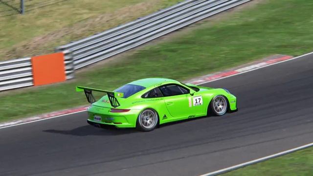 Assetto Corsa Porsche 911 GT3 Cup 2017 external sound preview смотреть онлайн