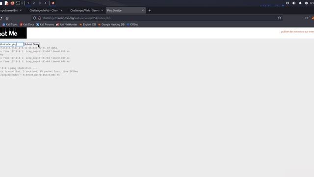 Root me - PHP Command injection смотреть онлайн