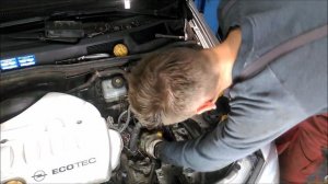 ЗАМЕНА ЗАДНЕГО САЛЬНИКА КОЛЕНВАЛА / СНЯТИЕ - УСТАНОВКА АКПП /  OPEL ASTRA G / 2001 1.8 Z18XE