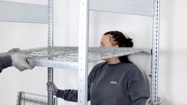 Montage/Assembly: META CLIP Drahtgitterfachbodenregal/Wire mesh shelving смотреть онлайн