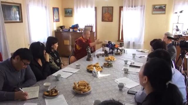 Пресс-конференция Пандито Хамбо ламы Дамбы Аюшеева смотреть онлайн