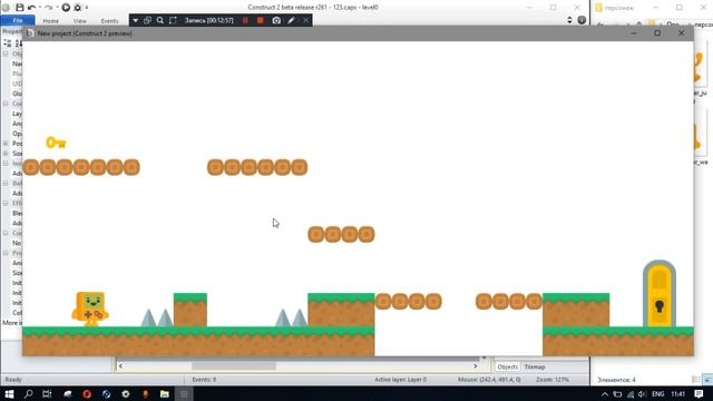 Создал игру без программирования за 30 минут! [Construct 2]