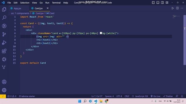 Components, props, handling event React js смотреть онлайн