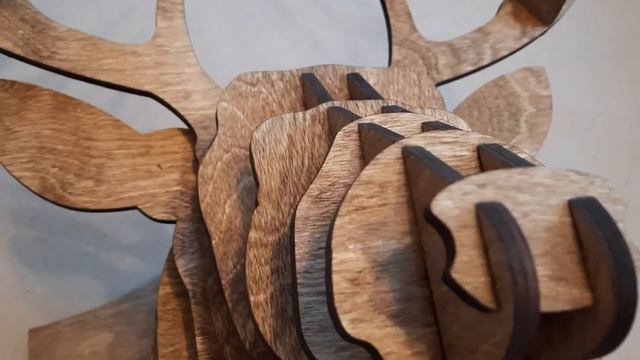 Деревянный 3D Пазл головы оленя - Art.Evo Design / Ex. "Wah Studio" смотреть онлайн