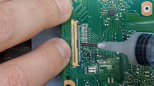 Asus K540L замена LVDS разъёма. смотреть онлайн